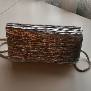 Woman’s formal clutch.
